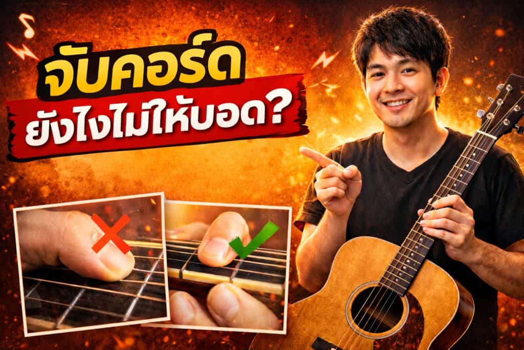 จับคอร์ดยังไงไม่ให้บอด