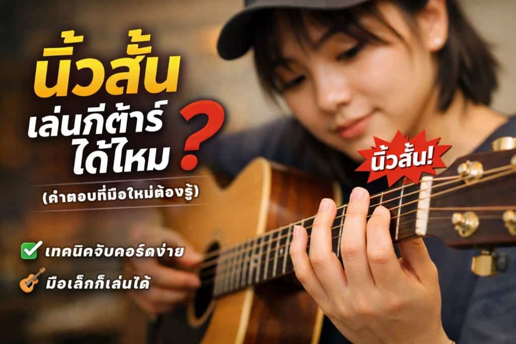 นิ้วสั้นเล่นกีต้าร์ได้ไหม